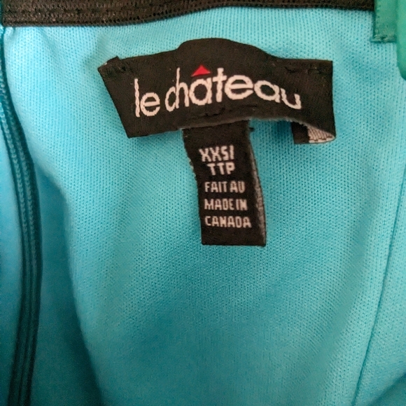 Strapless Teal Blue Midi Dress 💙 - Picture 2 of 5